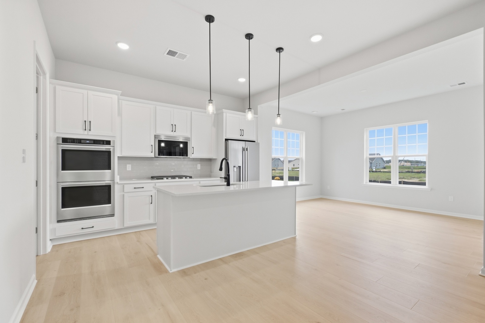 The kitchen of the Savoy II on homesite 989.