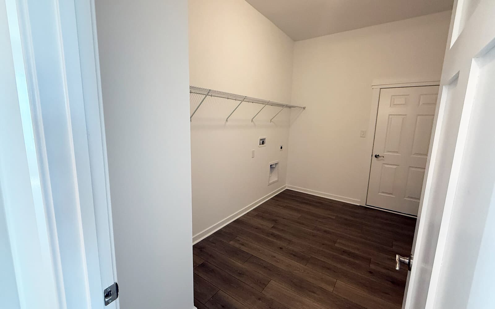 The laundry room of the Picasso at Heritage Shores on homesite 991. 