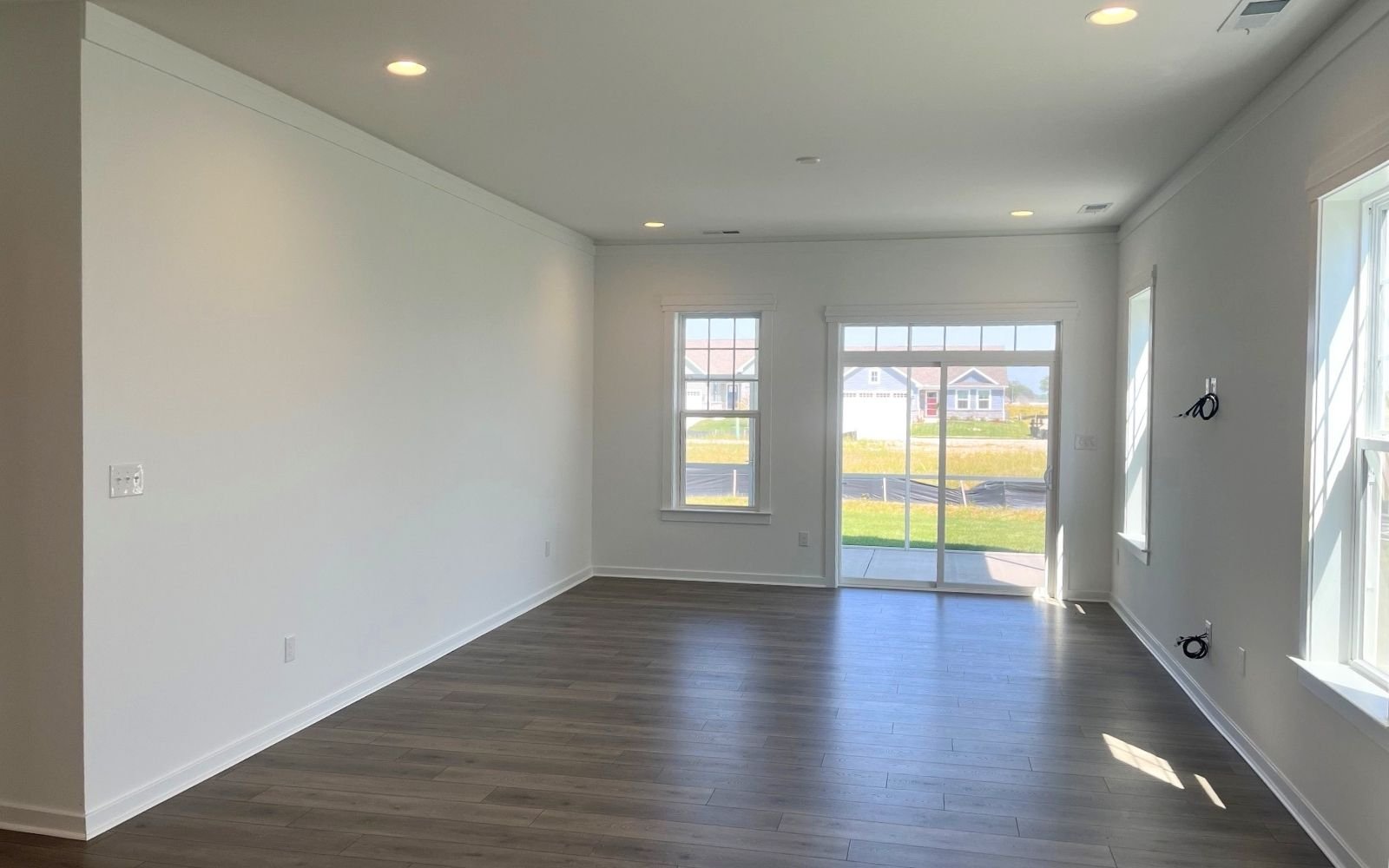 The family room of the Picasso on homesite 991 at Heritage Shores.
