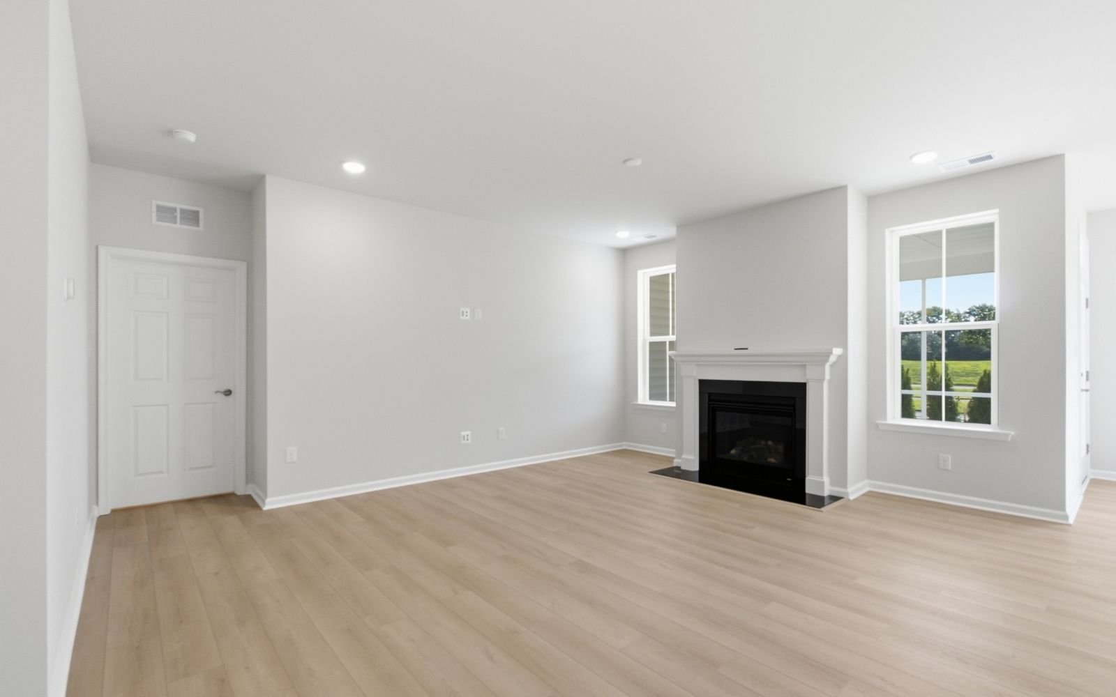 The family room of the Monet at Heritage Shores.