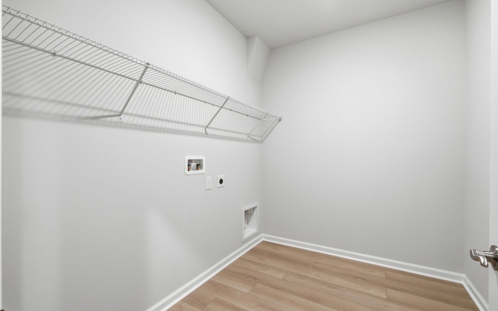 The laundry room of the Monet at Heritage Shores.