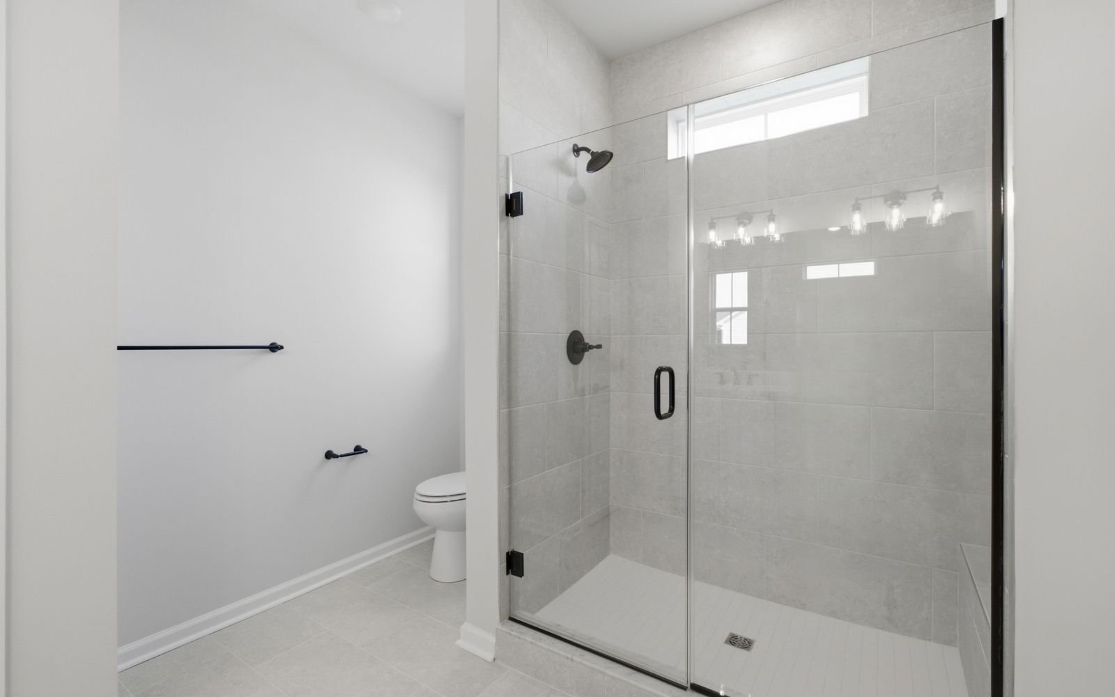 The primary bathroom of the Monet at Heritage Shores.