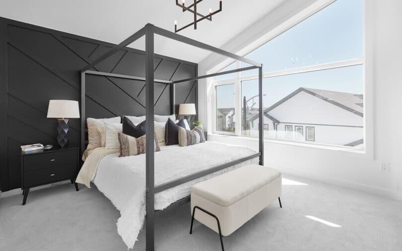 Primary bedroom in the Newport in the Cali Collection in Edmonton, AB