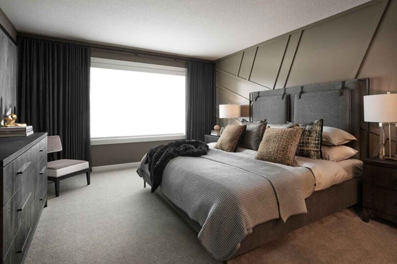 Savona 28 Primary Bedroom at Rockland Park in Calgary AB