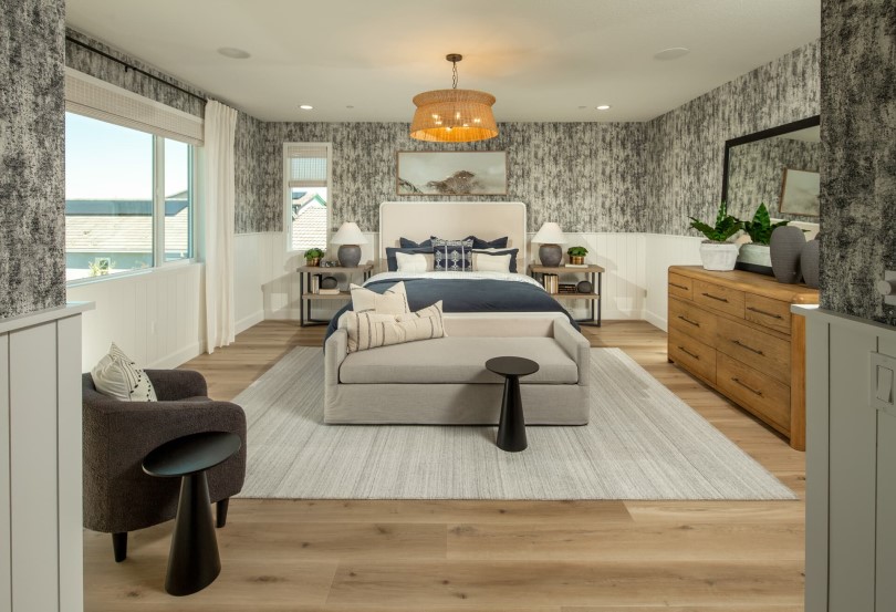 Primary Bedroom Residence 4 Tesoro at Amoruso in Roseville CA