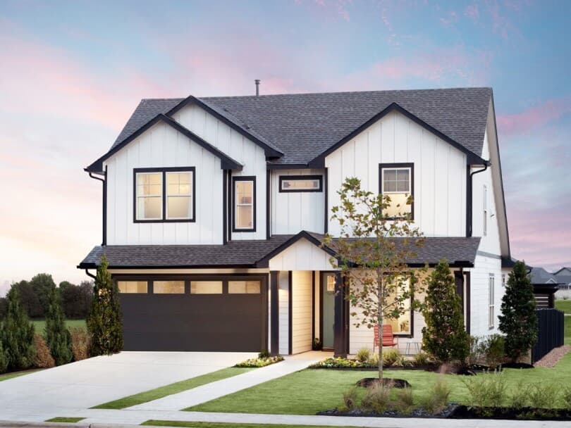 Exterior of the Claremont home at Easton Park by Brookfield Residential in Austin, TX