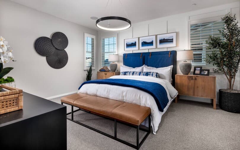 Dwell Plan 3 Primary Bedroom at New Haven in Ontario CA