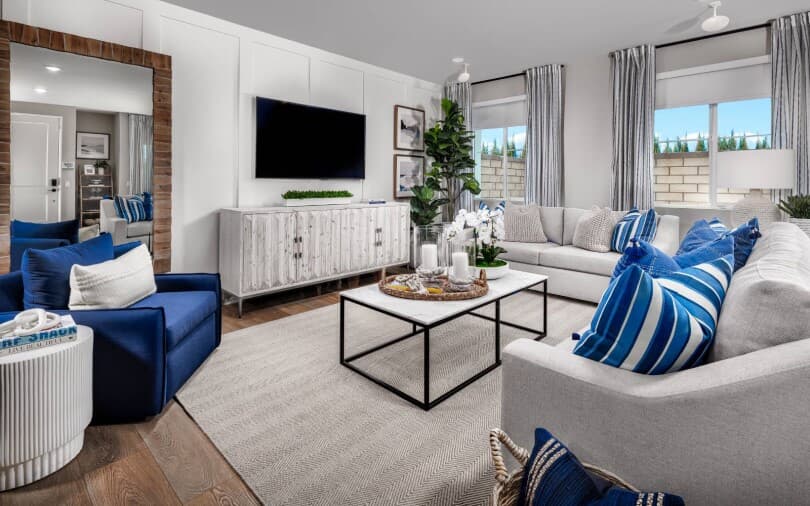 Row Plan 6 Great Room at New Haven in Ontario CA