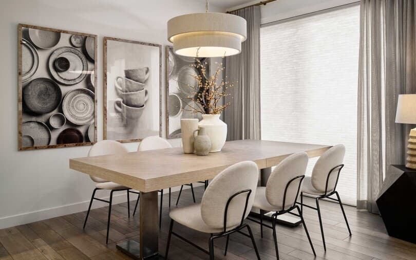 Dining Room Purcell 24 Creekstone Calgary Alberta