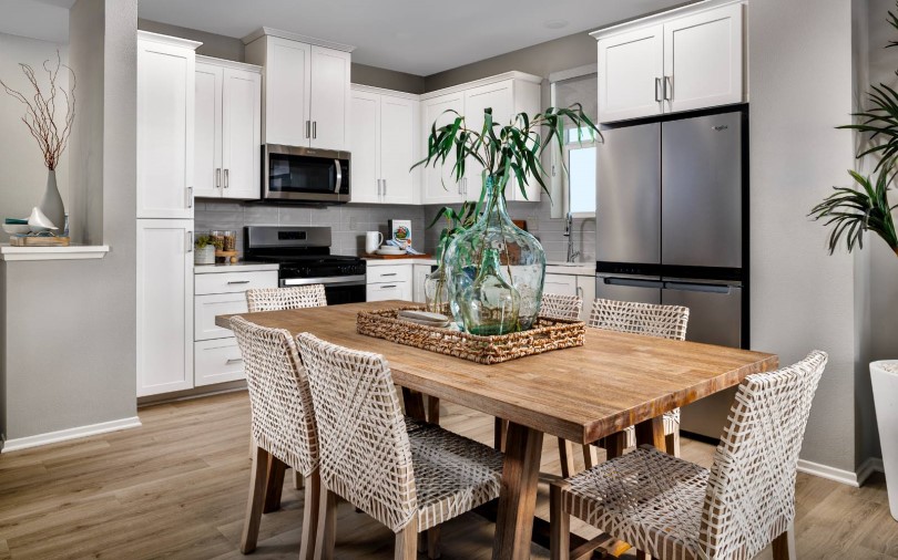 Kitchen Row Plan 1 at New Haven in Ontario CA