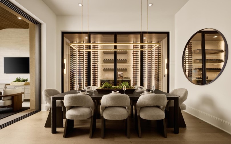 Dining Room Solana at Vista in Summit in Orchard Hills in Irvine CA