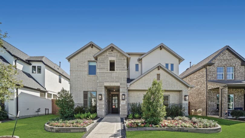 Exterior of Norwich floor plan at Elyson in Katy TX