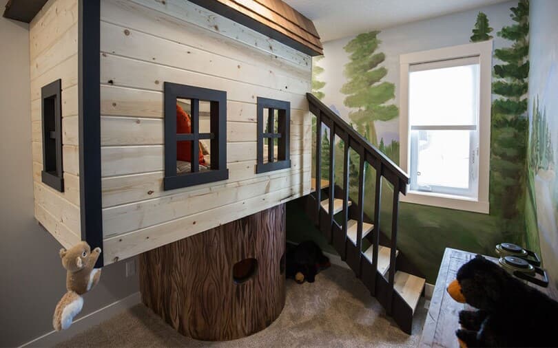 Kid bedroom in Glendale at Dowdens Station by Brookfield Residential in Clarksburg MD