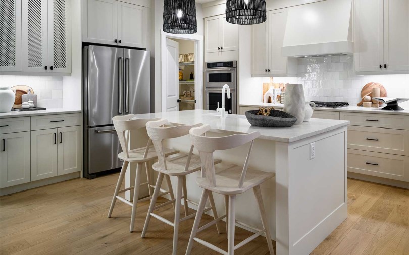 Kitchen in Purcell 26 at Livingston in Calgary AB