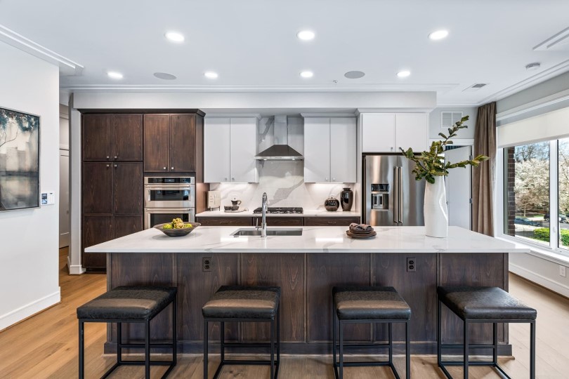Kitchen in Condo Collection at Towngate North by Brookfield Residential in Fairfax VA