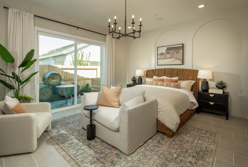 Primary Bedroom Residence 1 Tesoro at Amoruso in Roseville CA