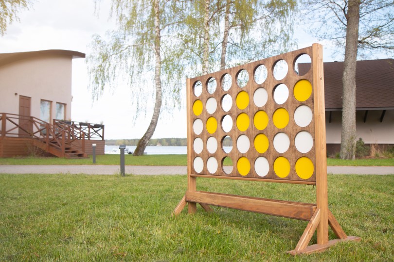 Giant Connect Four; concept of lawn games