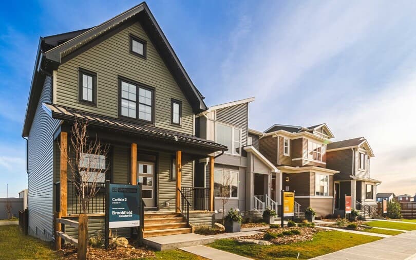Exterior of Carlisle 2 in Laned Collection at Livingston in Calgary AB