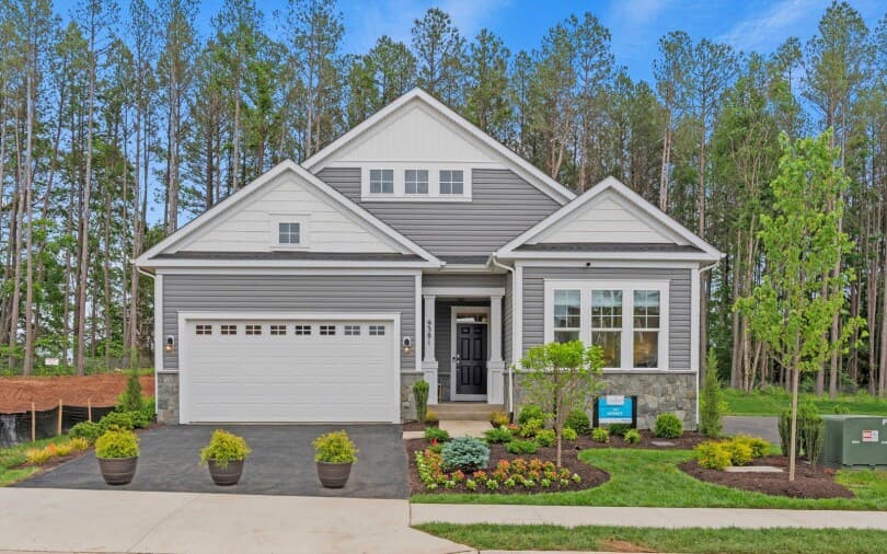 Exterior of Monet in 55+ Lifestyle Collection at The Crest at Linton Hall in Bristow VA