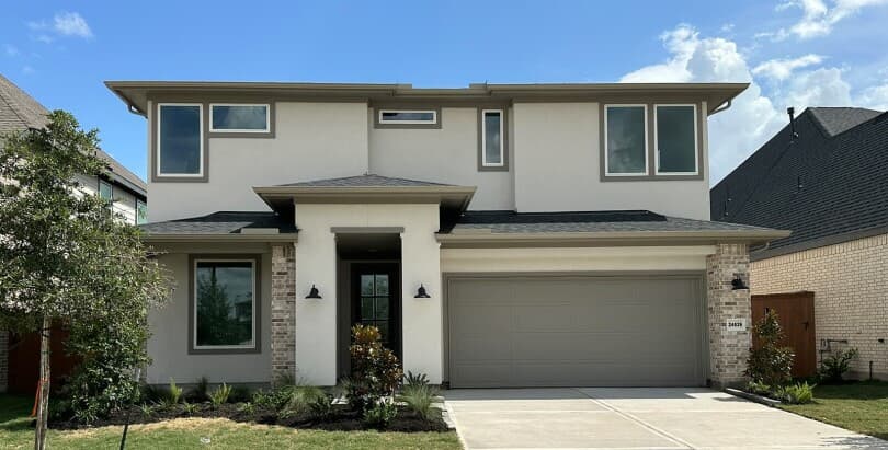 Exterior of Norwich Floor Plan in Traditional Homes at Elyson in Katy TX