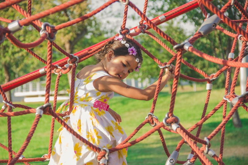 Playground at a community park