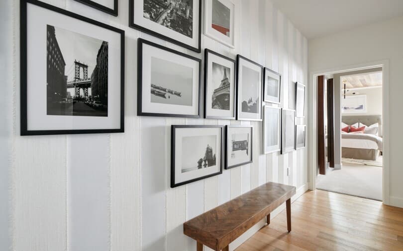Hallway in Hyde Park Residence 3 at Boulevard by Brookfield Residential in Dublin CA