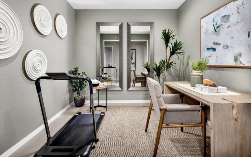 Home office and gym in Lily at Mariposa at Blossom Rock in Apache Junction AZ
