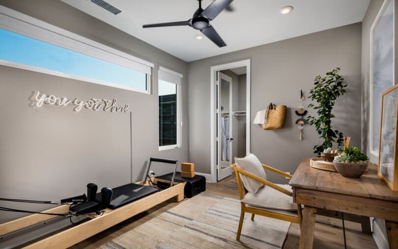 Plan 3 Home Gym in the Cira Collection at the Landing at Tustin Legacy in CA