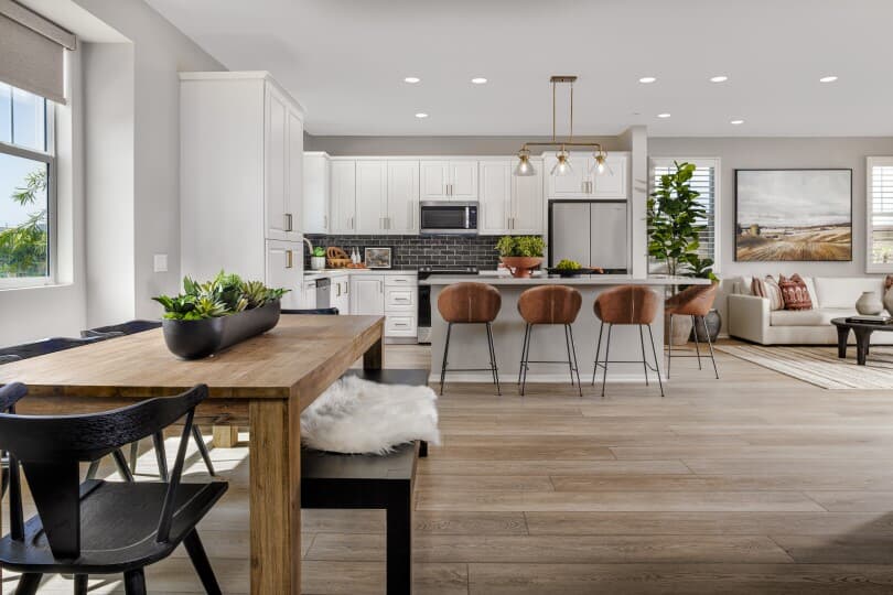 Interior view of Dwell Plan 2 at New Haven in Ontario CA