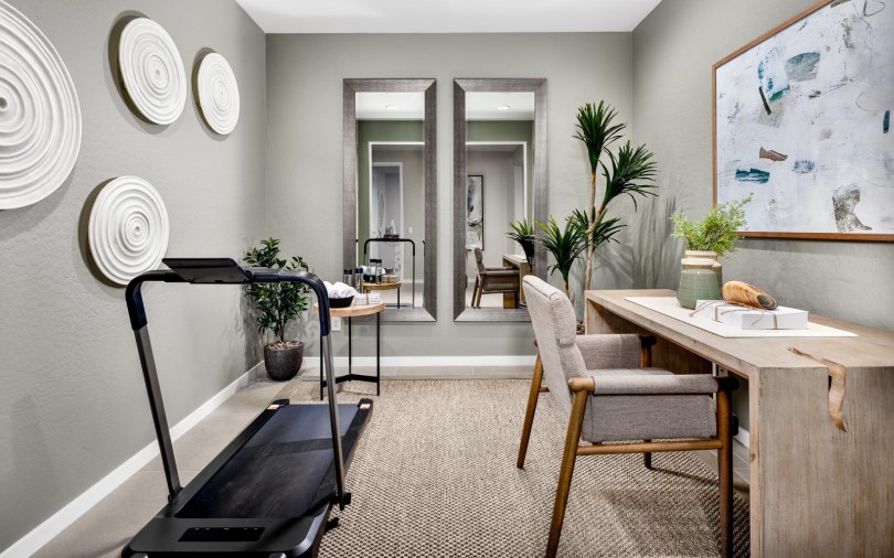 Home office and gym in Lily at Mariposa at Blossom Rock in Apache Junction, AZ