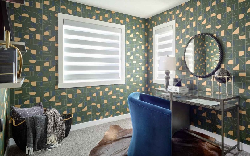 Home Office Oak Livingston Calgary Alberta