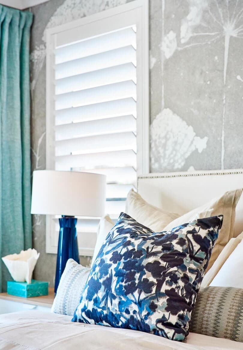 Bedroom details in Huntington at Boulevard in Northern California