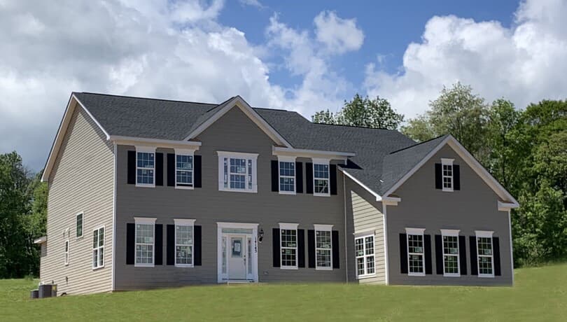 Exterior view of Hadleigh at Waterford Manor in Leesburg, VA