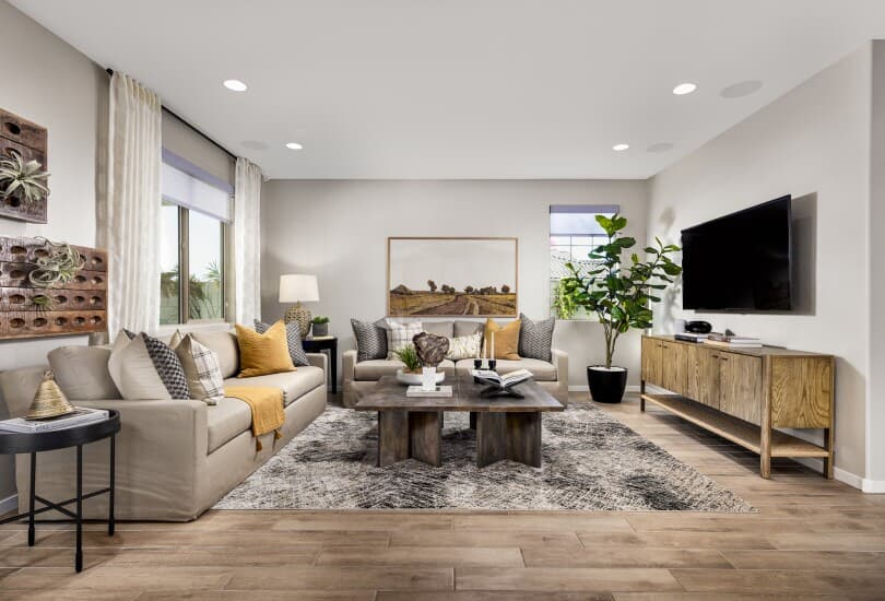 Family room in Ponderosa in the Laurel Collection at Blossom Rock in Apache Junction AZ
