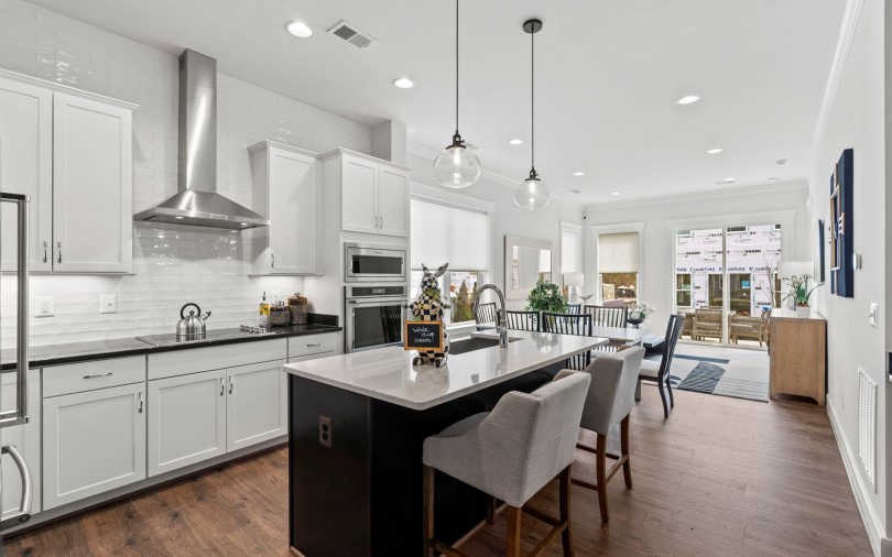 Kitchen in the Beaumont in the Villas at The Crest at Linton Hall in Bristow VA
