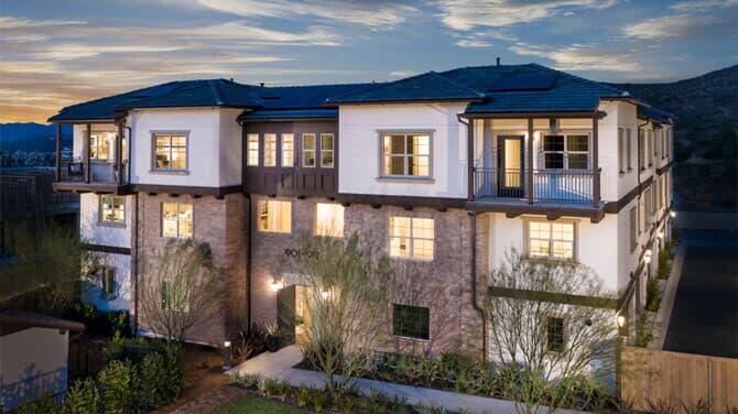 Exterior of a San Diego County home | Brookfield Residential