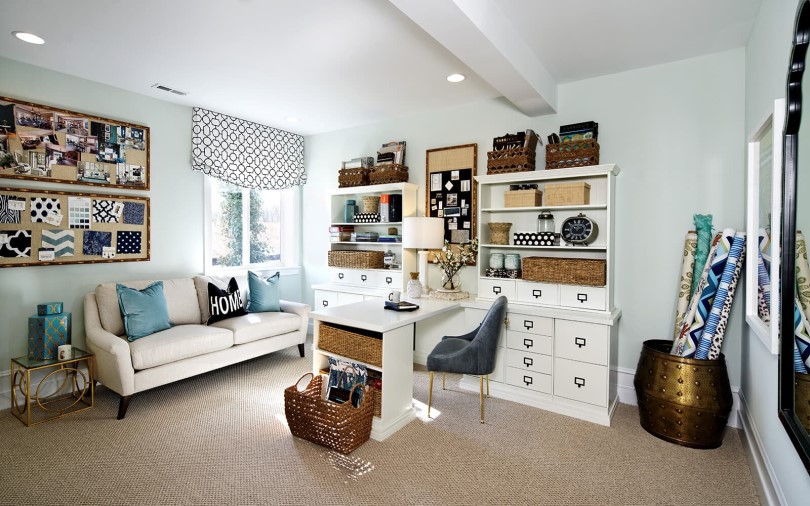 Craft room in Sheridan at Snowden Bridge by Brookfield Residential in Stephenson VA