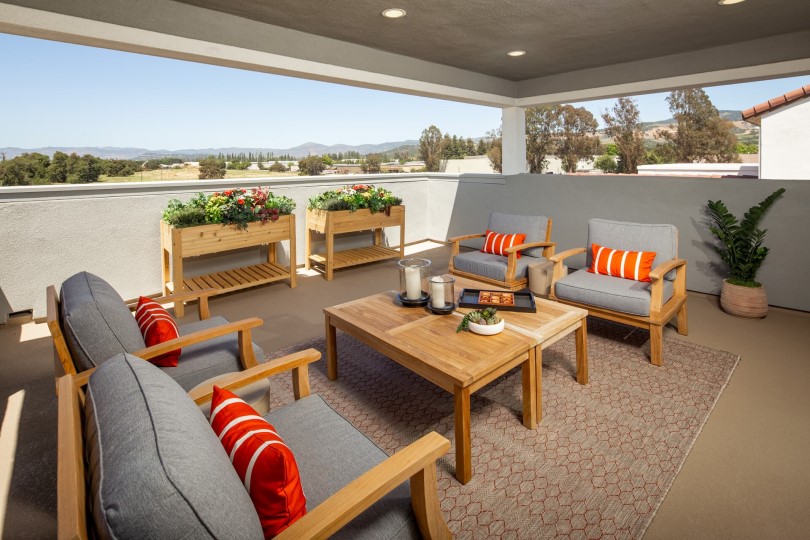 Patio Patina Residence 2 at Napa RiverSound in Napa CA