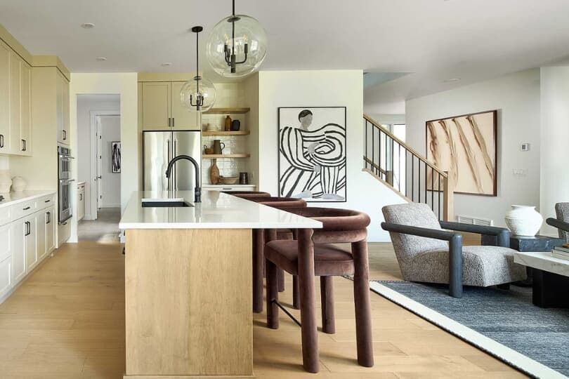 Kitchen in Matera 36 Plan in Estate Collection at Starling Community in Calgary AB