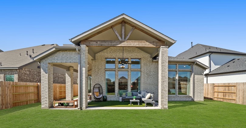 Backyard Norwich at Elyson in Katy TX