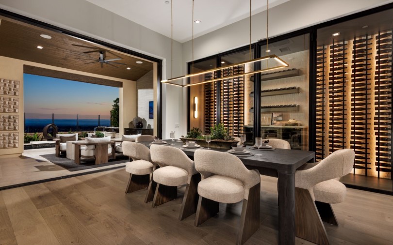 Dining Room Solana at Vista in Summit in Orchard Hills in Irvine CA