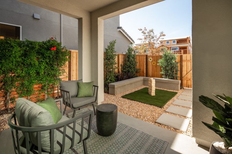 Patio Patina Residence 1 at Napa RiverSound in Napa CA