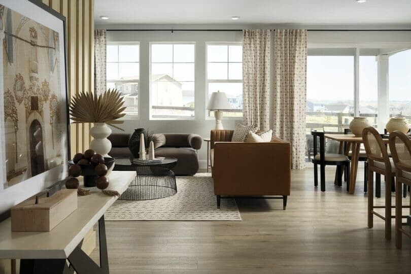 Great Room Interior of Artisan 1 in Artisan Portfolio at Barefoot Lakes in Firestone CO