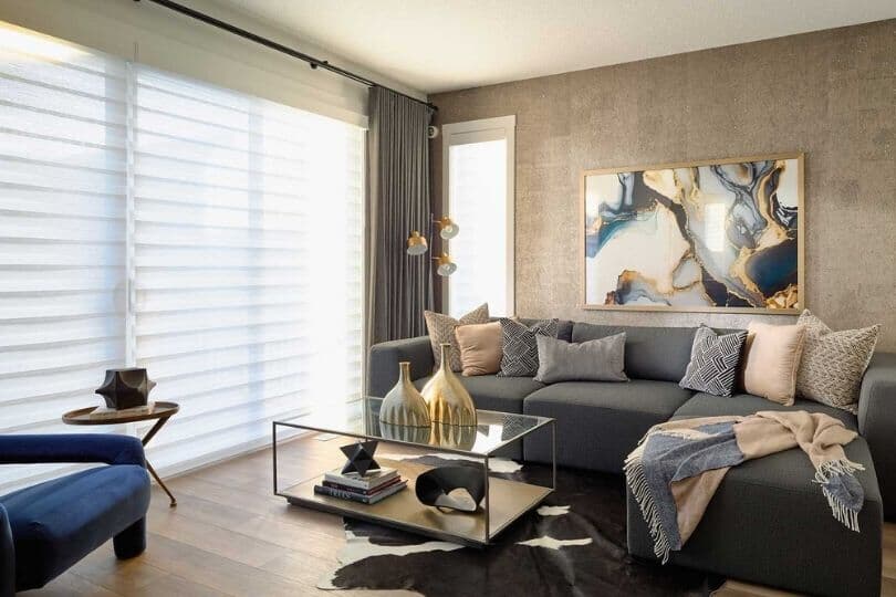 Interior of Oak Right in Duplex Collection at Seton Ridge in Calgary AB