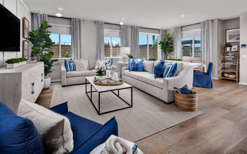 Plan 6 Great Room Row Collection at New Haven in Ontario CA