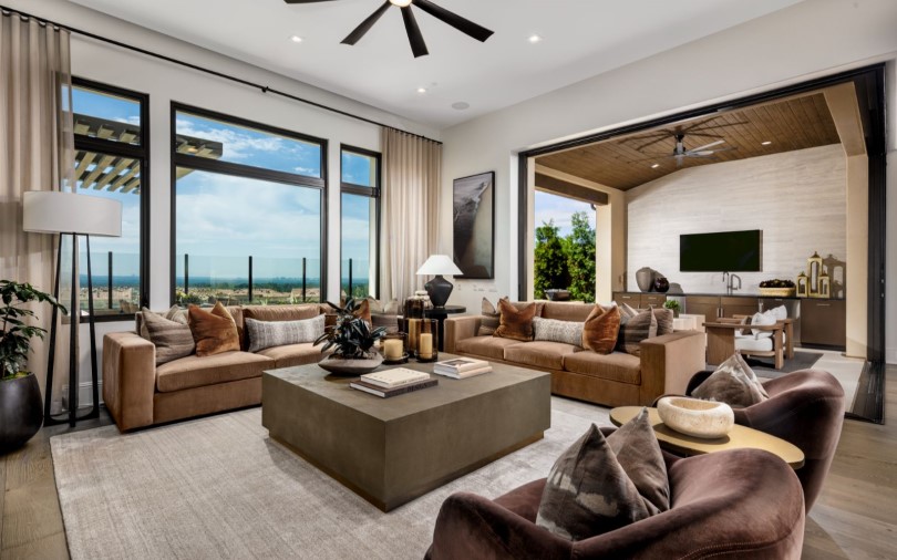 Great Room Solana at Vista in Summit in Orchard Hills in Irvine CA