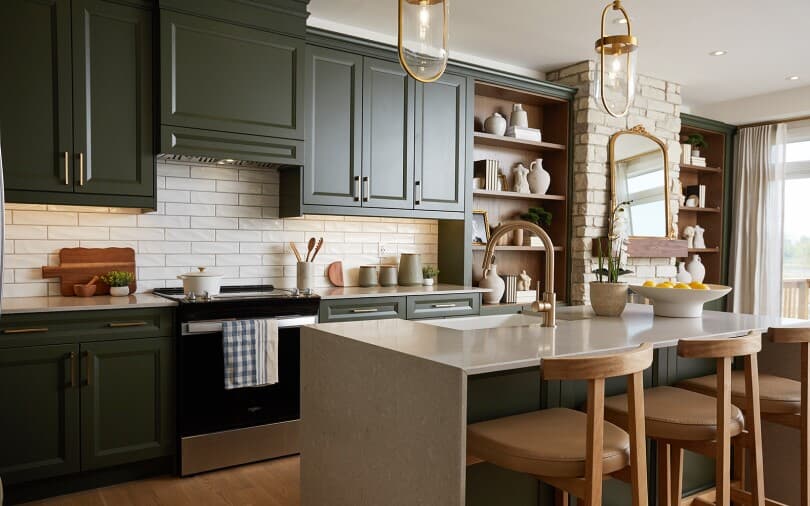 Kitchen in Denmar Floor Plan in Traditional Collection at New Seaton in Pickering ON
