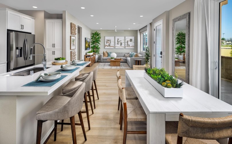 Interior View Bloom Plan 3 Edenglen in Ontario CA