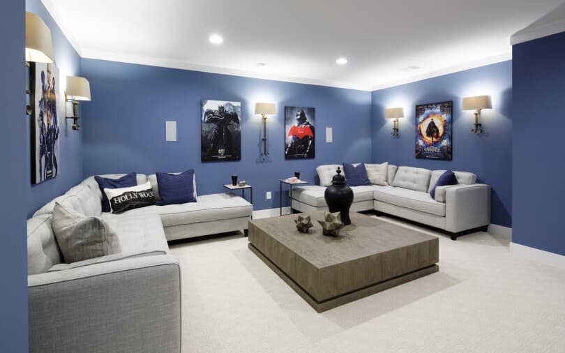 Rec room in Kensington at Avendale by Brookfield Residential in Bristow VA