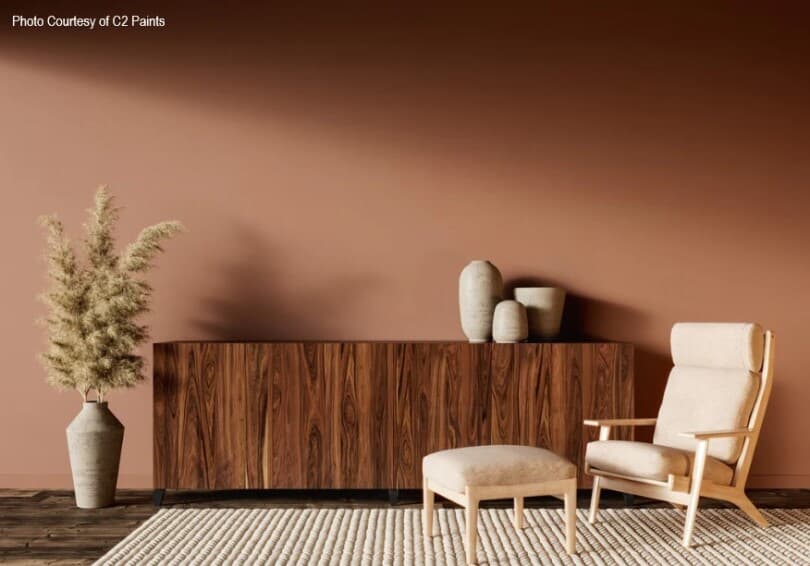 Tiramisu by C2 Paint as used in a living area